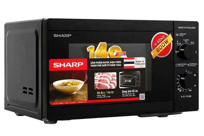 Lò vi sóng Sharp R-211TV-BK